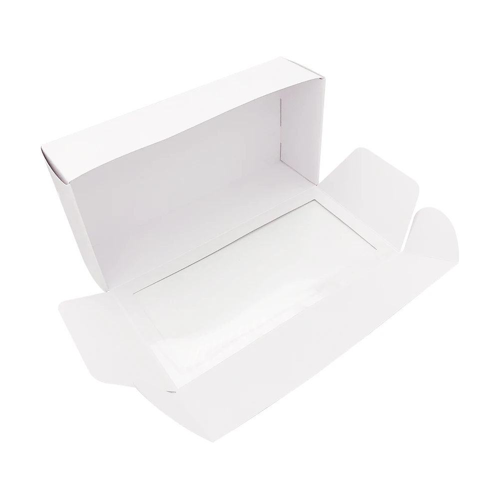 Factory high quality customized paper packaging boxes with pvc window