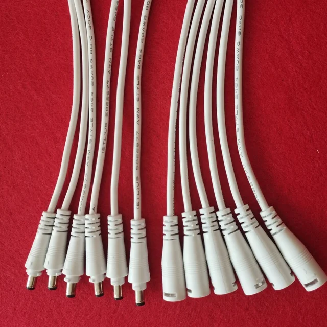 5.5*2.1/5.5*2.5 Quick Lock Male Female DC Power Connector Cable