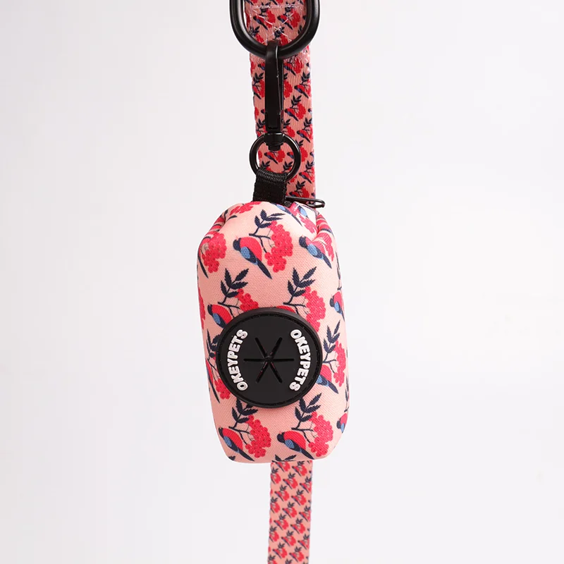 Pet cat poop bags biodegradable dispenser dog walking bag custom logo waste dog poop bags holder