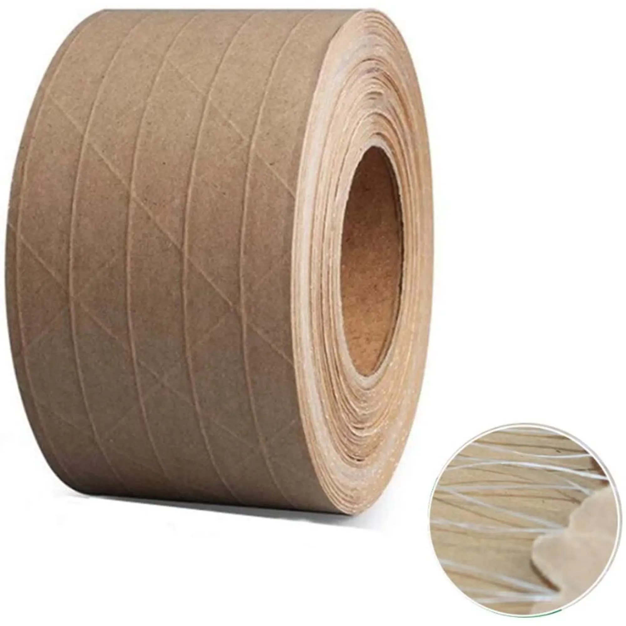 Environmentally friendly biodegradable high viscosity kraft paper tape can print logos