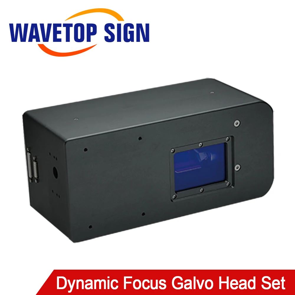 Волоконно-лазерная система динамической фокусировки WaveTopSign 1064 нм набор гальво-головок скорость маркировки 2000 мм/с