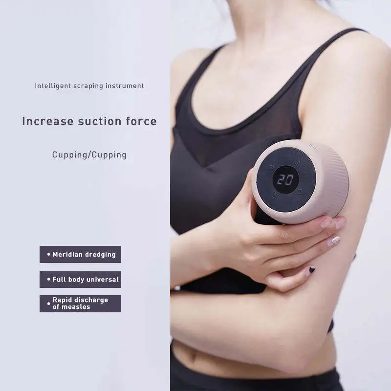 New Arrival Rechargeable Electric Intelligent Can Scraping Massage Suction Whole Body Dredging Meridians for Back Application