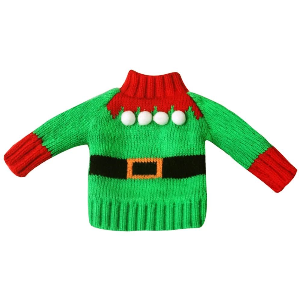 New arrival  Christmas Elf doll clothes woven sweater  for elf  Christmas decoration