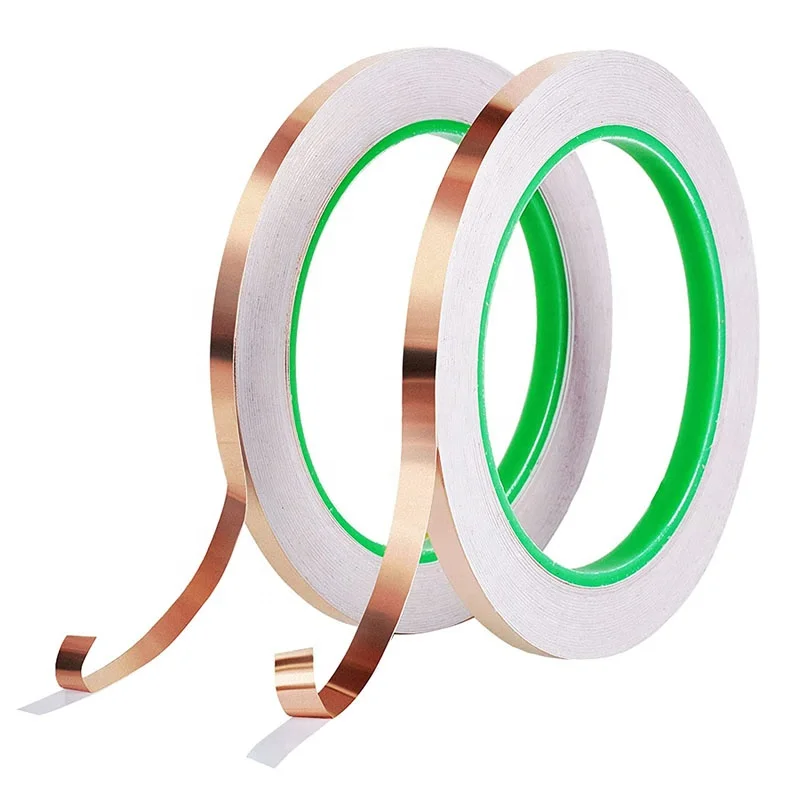 
Customized Single Sided Conductive Adhesive Foil Copper Tape for Electrical Repairs 