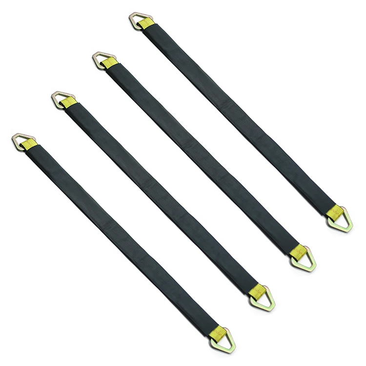 2inch X 36ft Yellow Red Blue Purple Orange Sliding Sleeve Tie Down 10000lbs Wheel Lashing Strap Belt Strap 4 Axle Straps