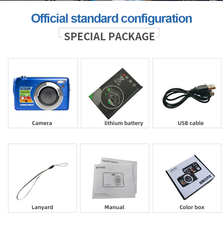 2022 Premium Compact Digital Camera 30MP 1080P Digital Camera