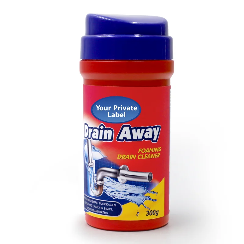 Custom Brand Drain Away Powder Stop Pipe Blocking Odor Remove