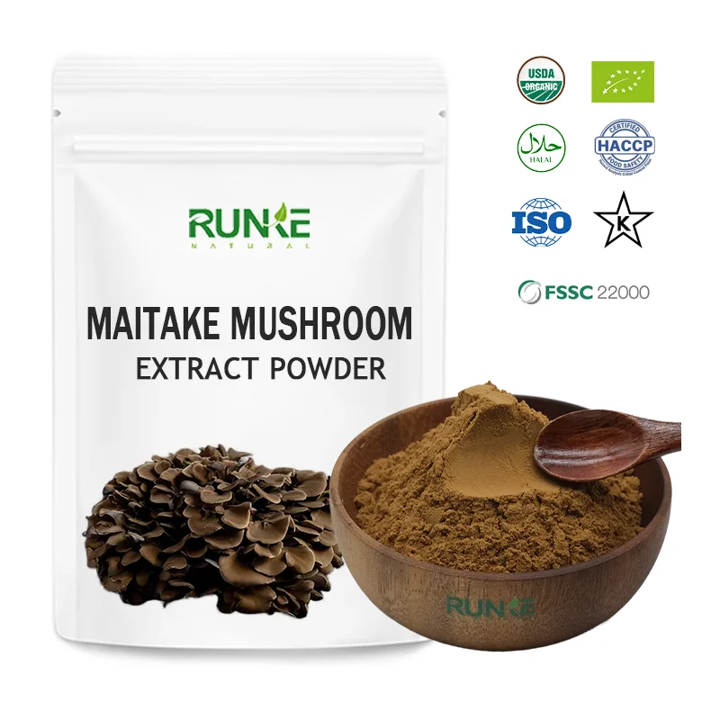Hot selling high quality Grifola Frondosa Extract 30% 50% Polysaccharide Maitake Mushroom Extract Powder Maitake flower extract