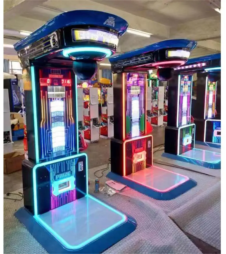 Customized Coin operated kick electronic boxer training vending arcade game punching machines electronic boxing machine arcade