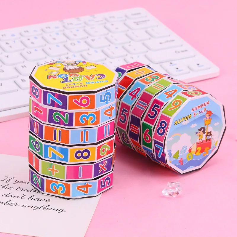 New Educational toys Puzzle Game Toy Children Intelligent Digital Cube Math For Children Kids Mathematics Numbers Magic Cube Toy