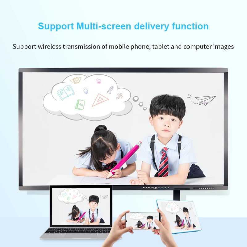 Promethean qeoyo jav mimio clevertouch ingscreen 50 85 96 дюймов умная плата с ПК для школьников офисных встреч