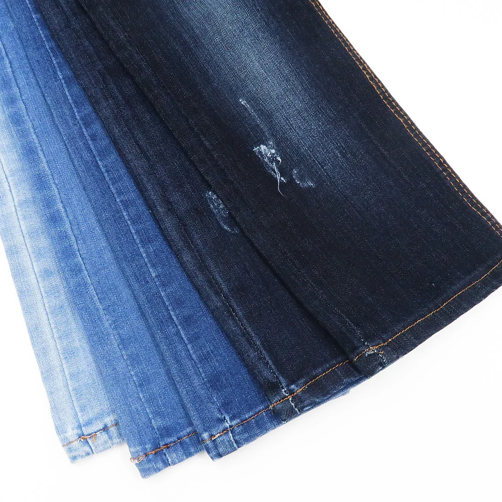 
55%Cotton 21%Polyester 22%Rayon 2%Spandex Rayon Spandex Fabric Stretch Jeans Material Top Quality Denim Fabric 