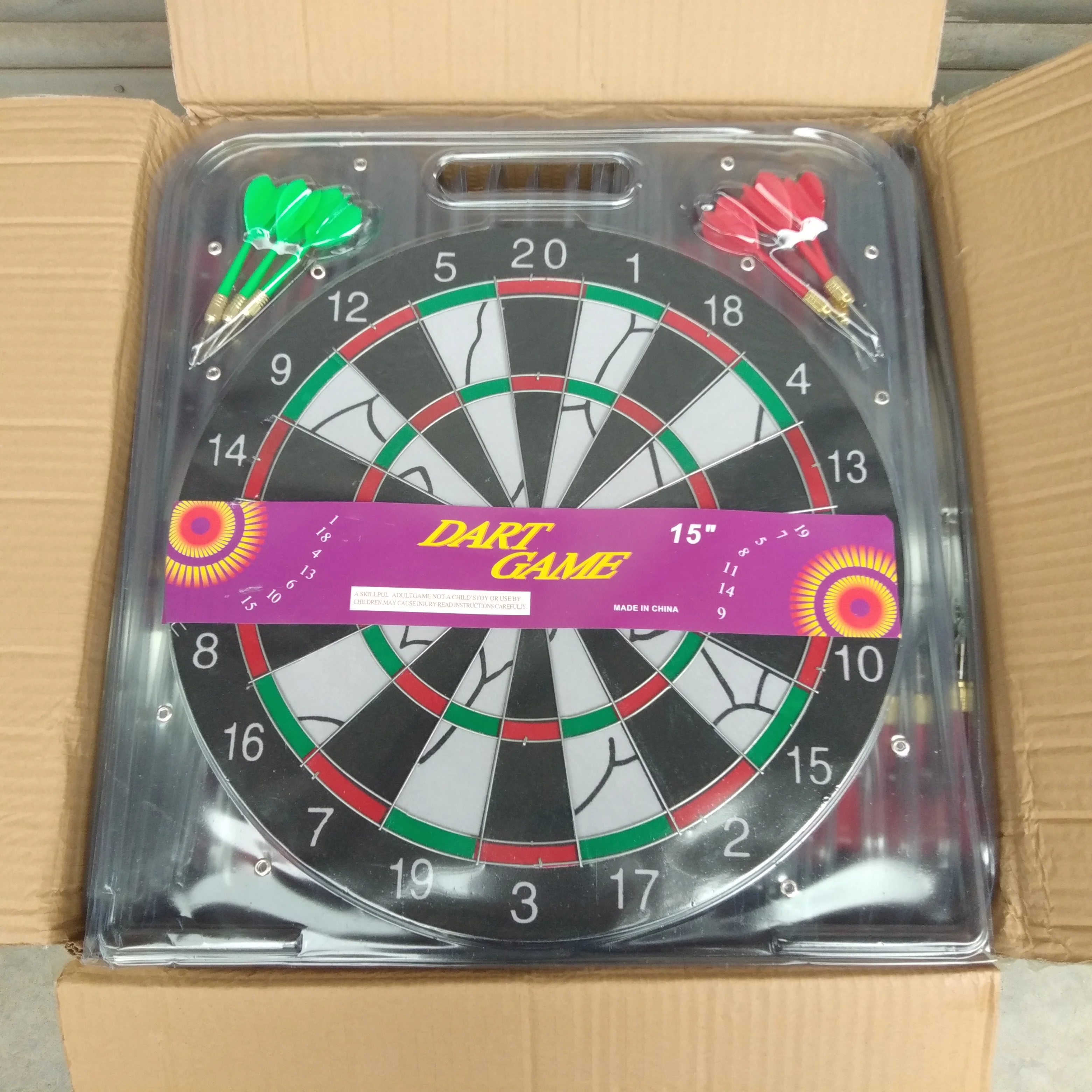 2024 OEM завод оптовая продажа высокое качество Diana 15 дюймов пользовательский печатный логотип Dartboard с Дартс портативный магнитный