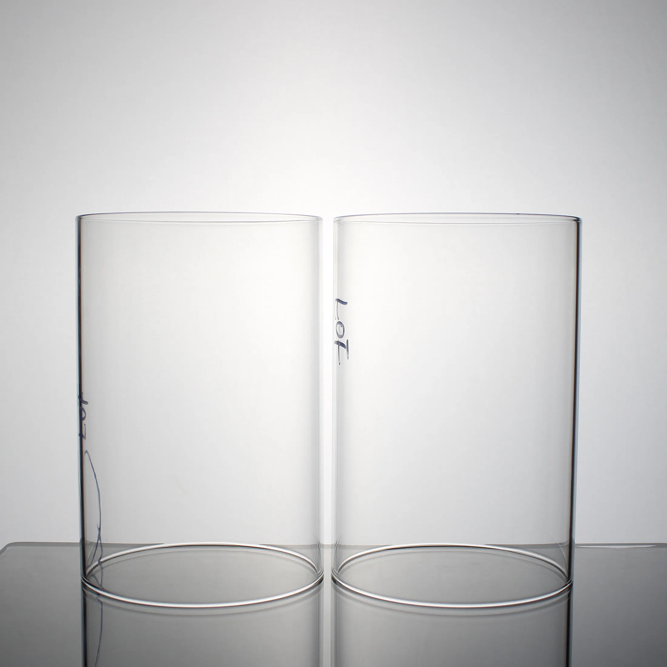 Factory low price heat resistant clear borosilicate 3.3 glass tubing cylinder quartz transparent glass tube for blowing