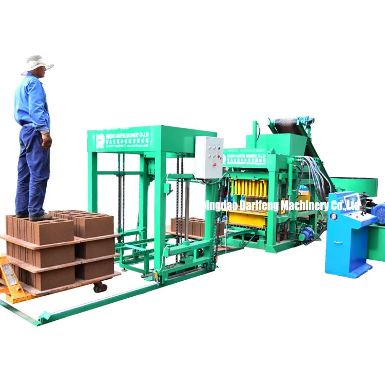 QT4-18 Automatic Hydraulic Interlocking Concrete Cement Fly Ash Brick Block Molding Machines Price/Hollow Block Making Machine