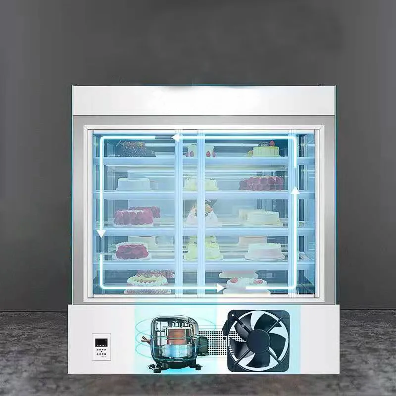 
Bakery cake display cabinet bakery display chiller 