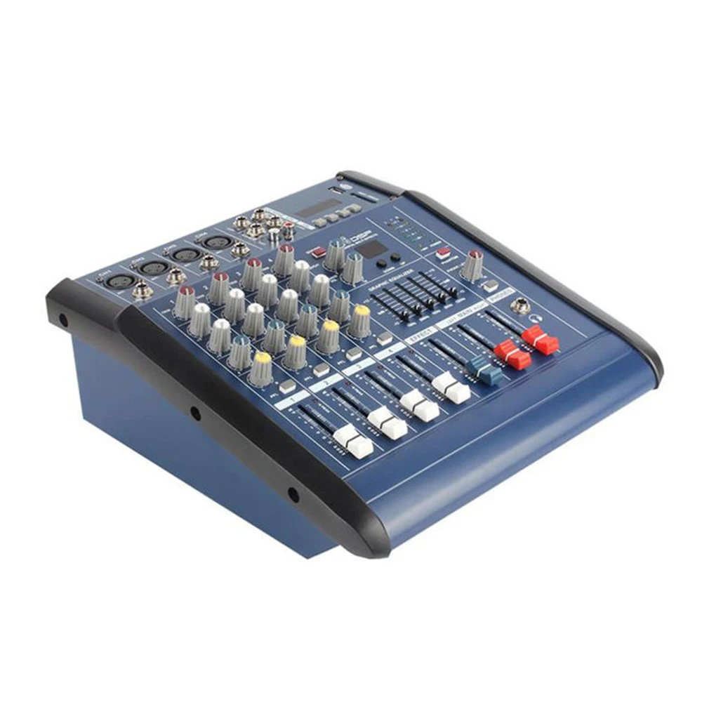 PMX402D USB/BT мощный микшер аудио usb интерфейс контроллер цифровой эхо усилитель мощности