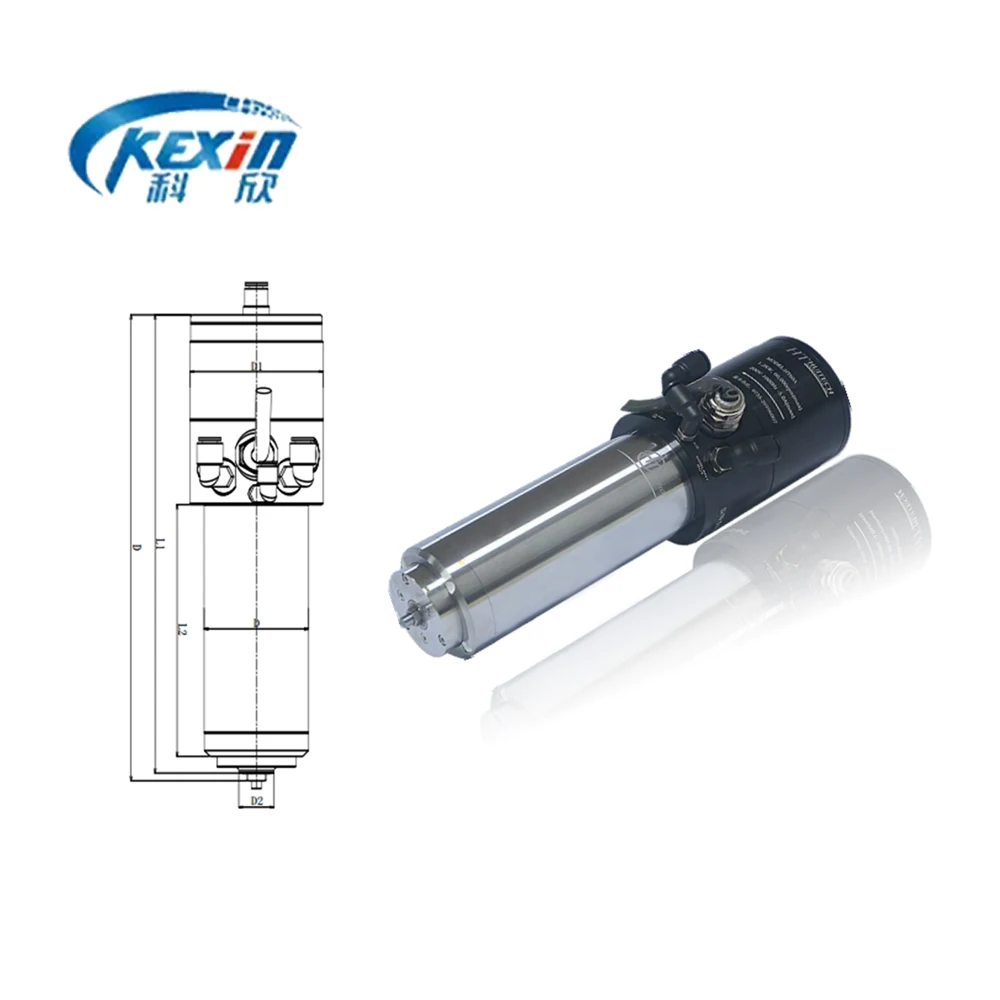 High speed cnc spindle motor 60000rpm 1.8kw Pcb Engraving machine tool spindle for glass