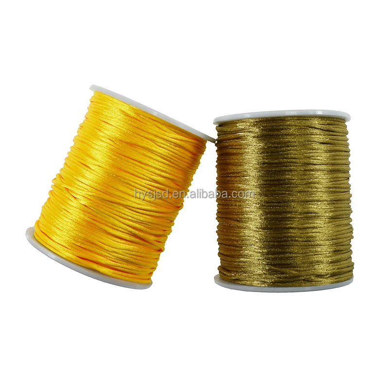 Wholesale 1.5mm Korean Silk String Chinese Knot Rope jewelry Necklace Rope