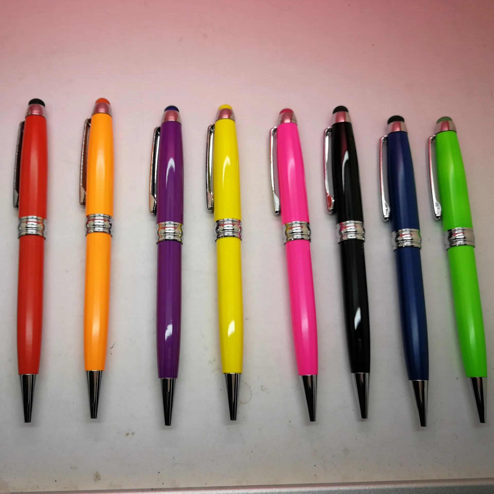 Custom Personalized Design Sarasa Heat Transfer Printing Floral Sarasa Pen Logo Lapiceros Kawaii  Blank Sublimation Pen