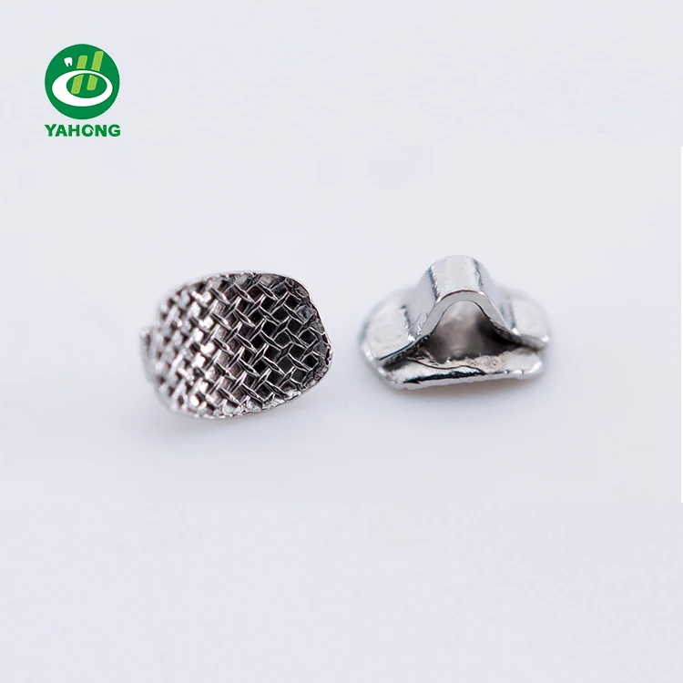 Dental teeth accessory direct bond eyelet rectangular base lingual buttons clamp