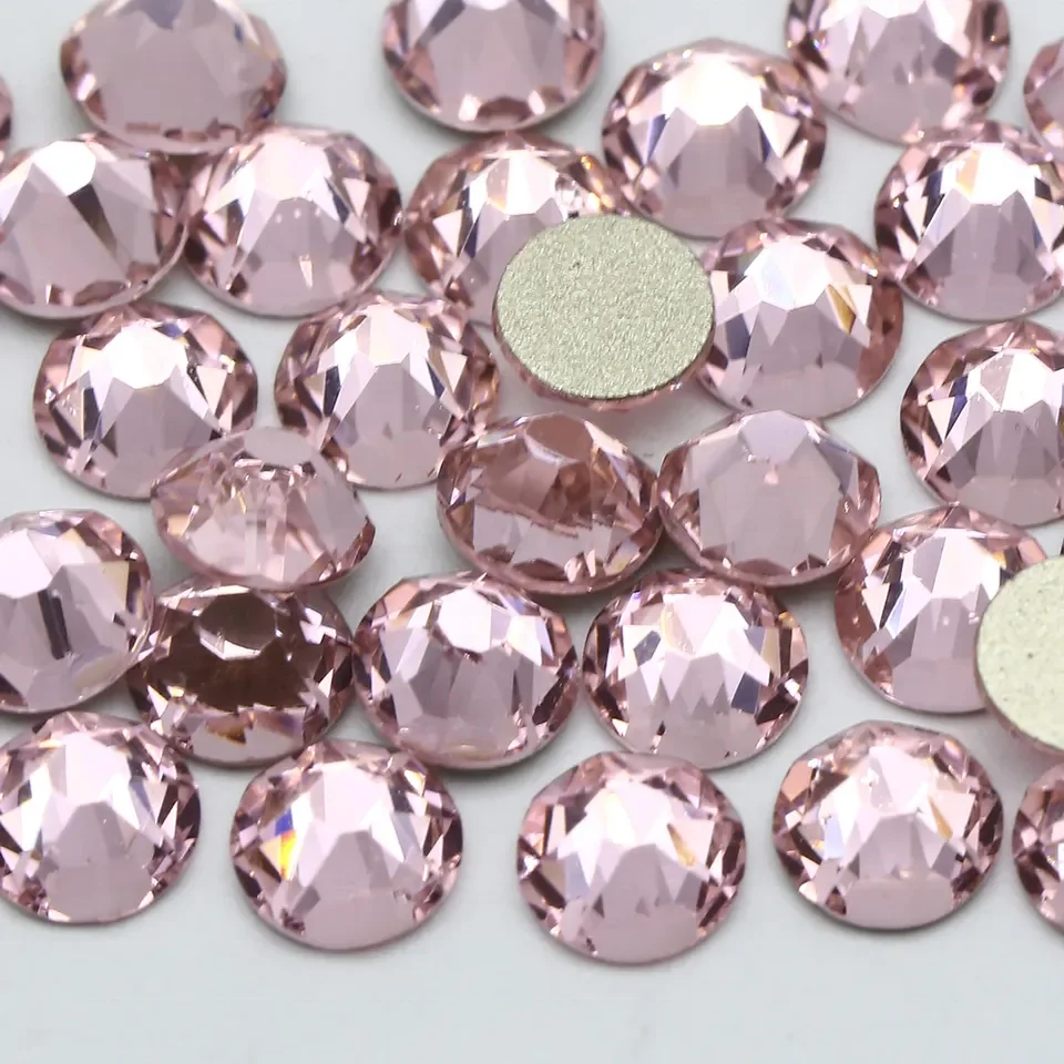 Top Quality 8 Big 8 Small 16 Cut Facets Non Hot Fix Rhinestones Glass Crystal Rhinestones 2088 For Garment