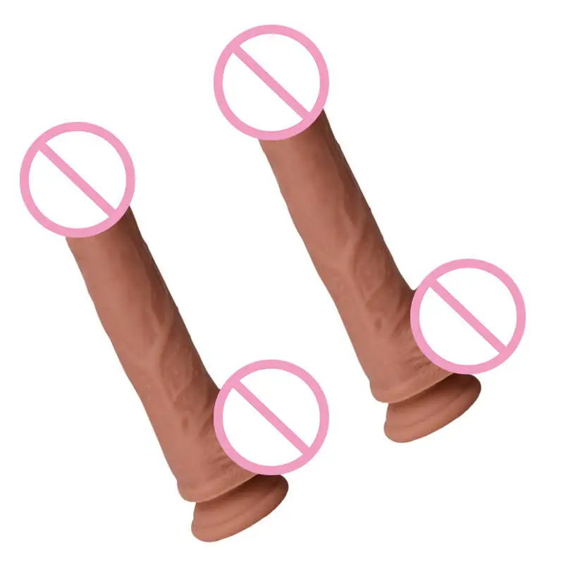 Internet Hot Sale Liquid Massage Pump Device Soft Silicone Dildo For Women Penis