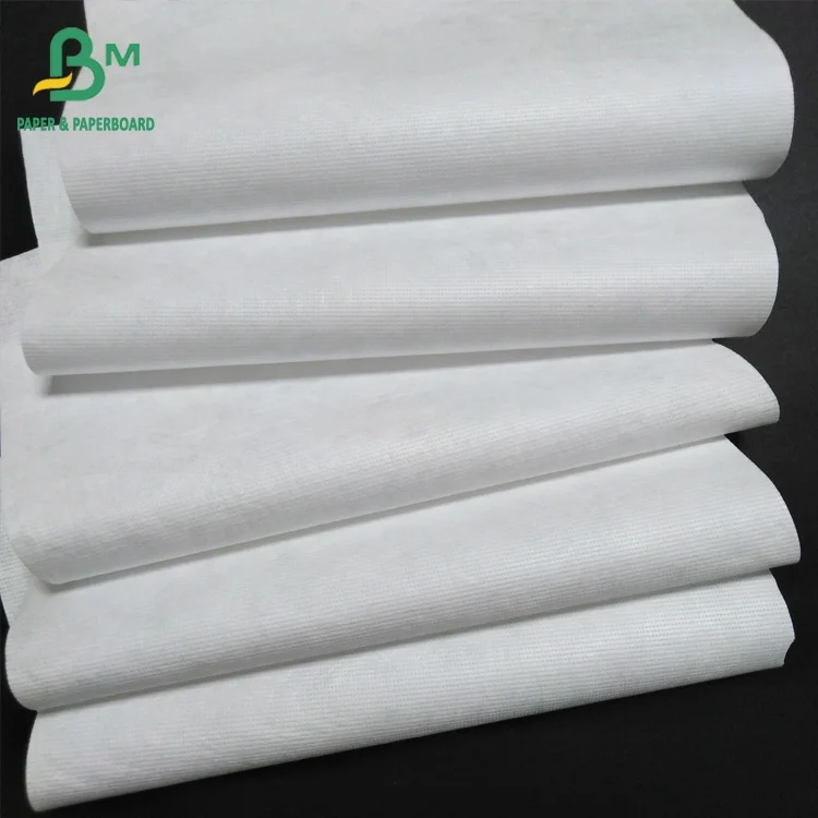 
43gsm 73gsm Uncoated white fabric tyvek 1443r 1473r Rolls 43gsm 73gsm Uncoated white fabric tyvek 1443r 1473r Rolls