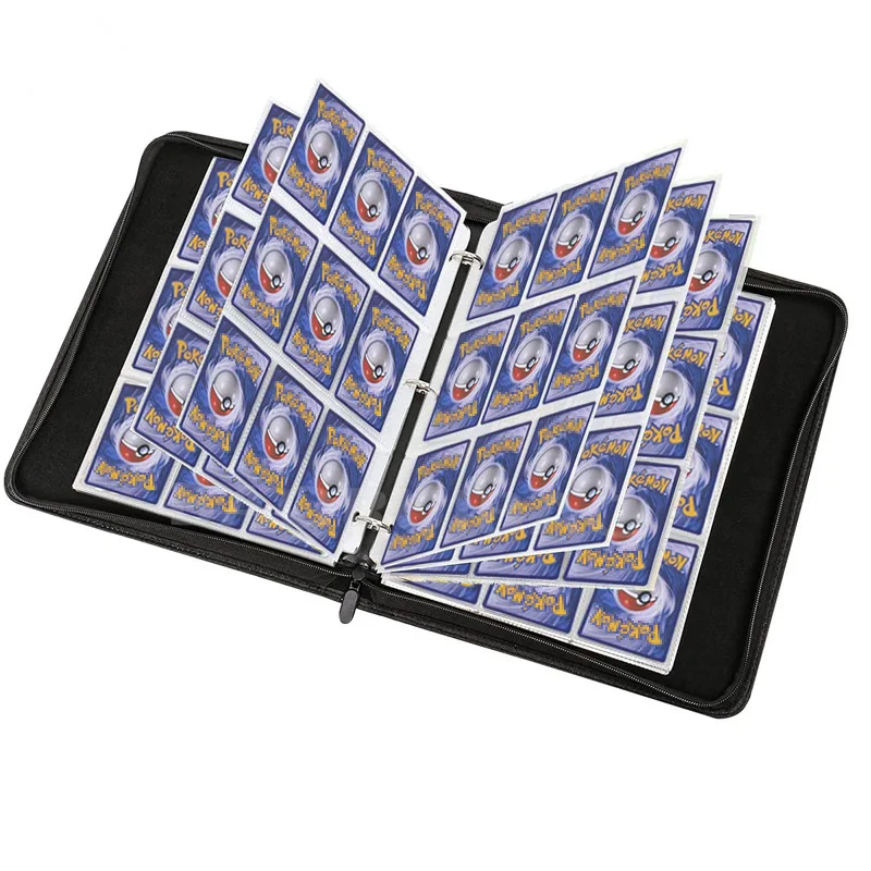 Trading Card Binder Pokemoon/MTG  9 Pocket Card Holder  Trading Card Album Binder with 50 Sleeve Portable Collector