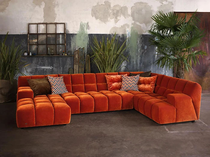 
Hotel furniture U Shape group sofa 