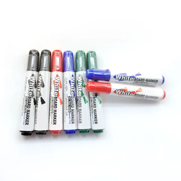 Customized Logo Color Dry Erase Colorful Non-toxic Ink Marker Alcohol Based Ink Whiteboard Marker Pen For Office