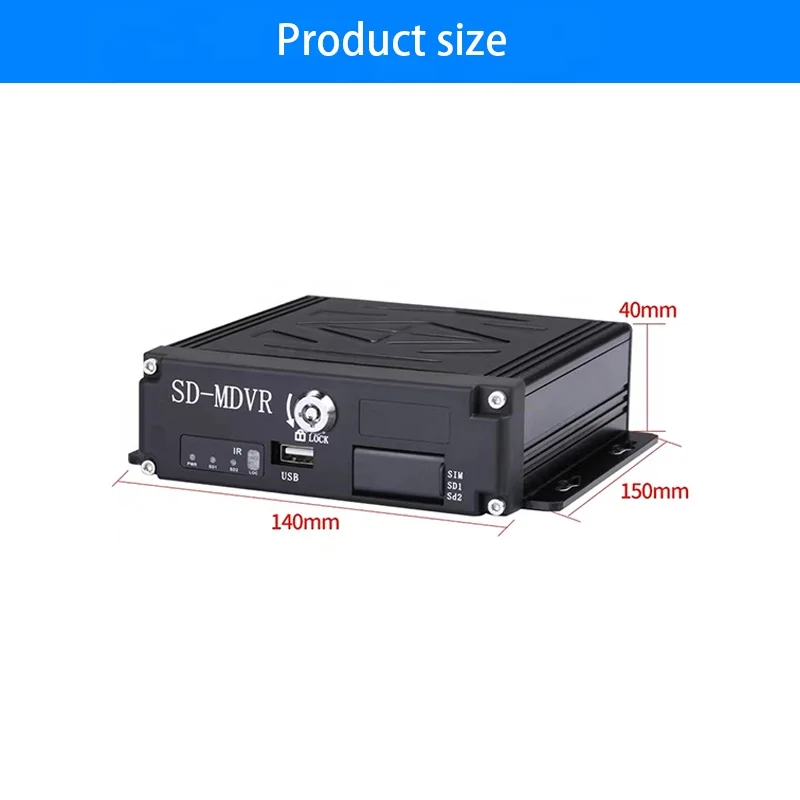 Car Dvr Excavator Video Recorder On Board GPS 4G Monitoring System Manufacturer Direct Sales Manufacturing