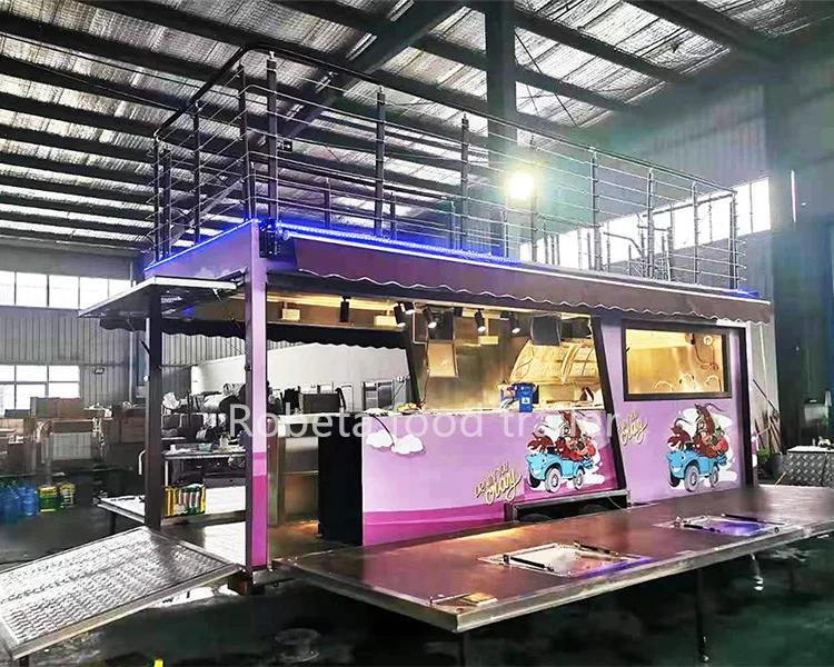 Robeta Better Design Food Trailer Vwe Us Approved Food Truck Hot Dog