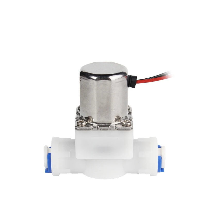 1/4 Quick connector DC24V Latching Solenoid Valve Power-On Holding Solenoid Valve for Drinking Water System
