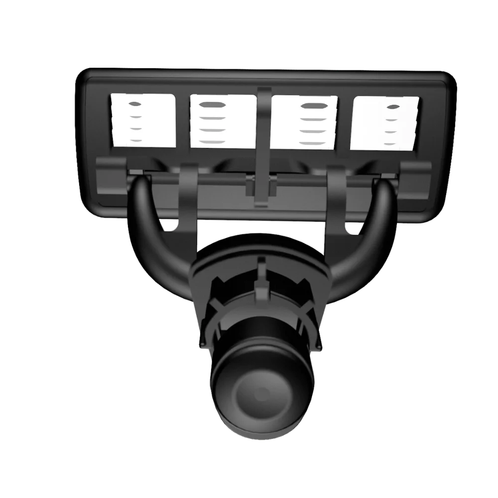 High quality 5 five stainless steel blade razor with open design cartridges and lubricant strip