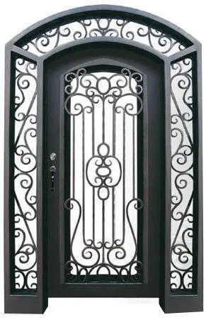 Factory Wholesale Golden Supplier Iron Door With Turkey Iron Doors
