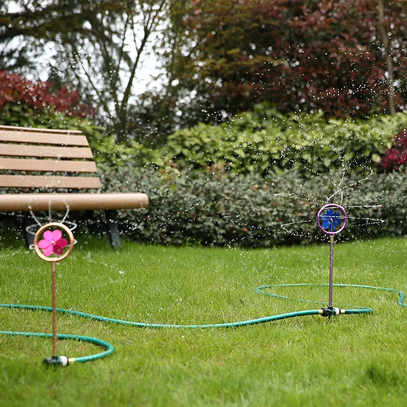 Chinese portable flower metal watering decorative nozzle rotating mini lawn farm equipment garden irrigation mini sprinkler