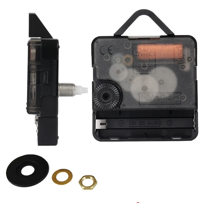 Оптовая продажа пластиковые кварцевые часы часовой механизм бесшумный