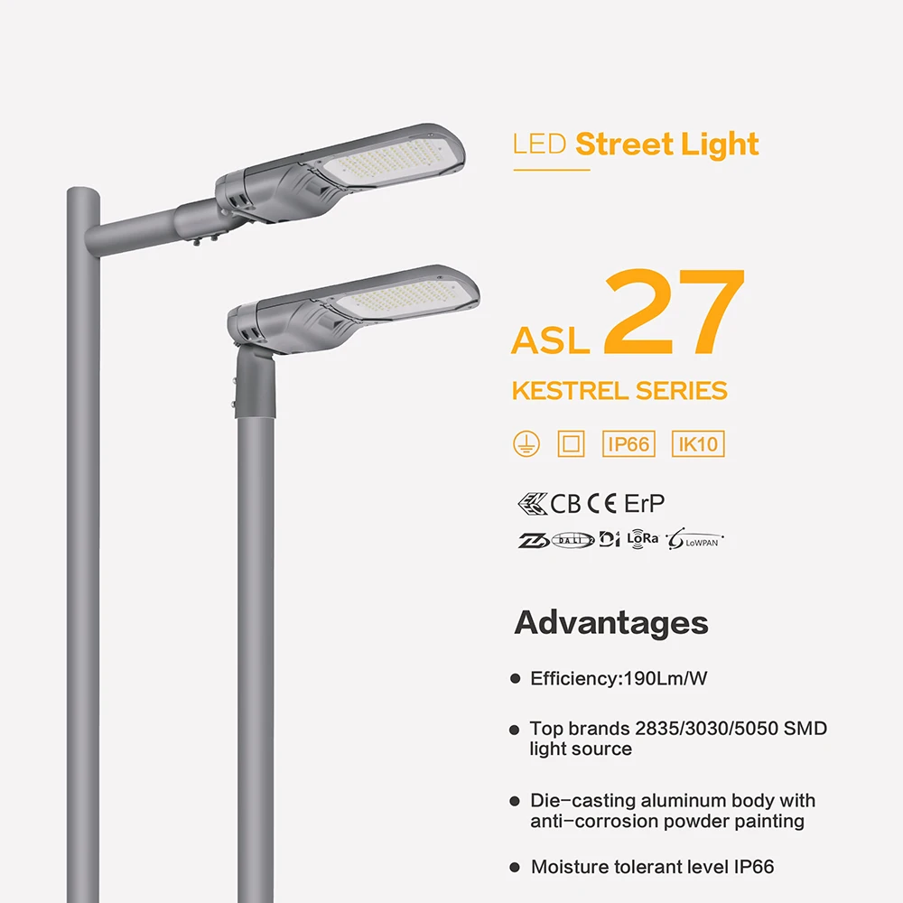 street light pole 36w st die casting aluminium led street light housing 9m galvanized street light pole prices