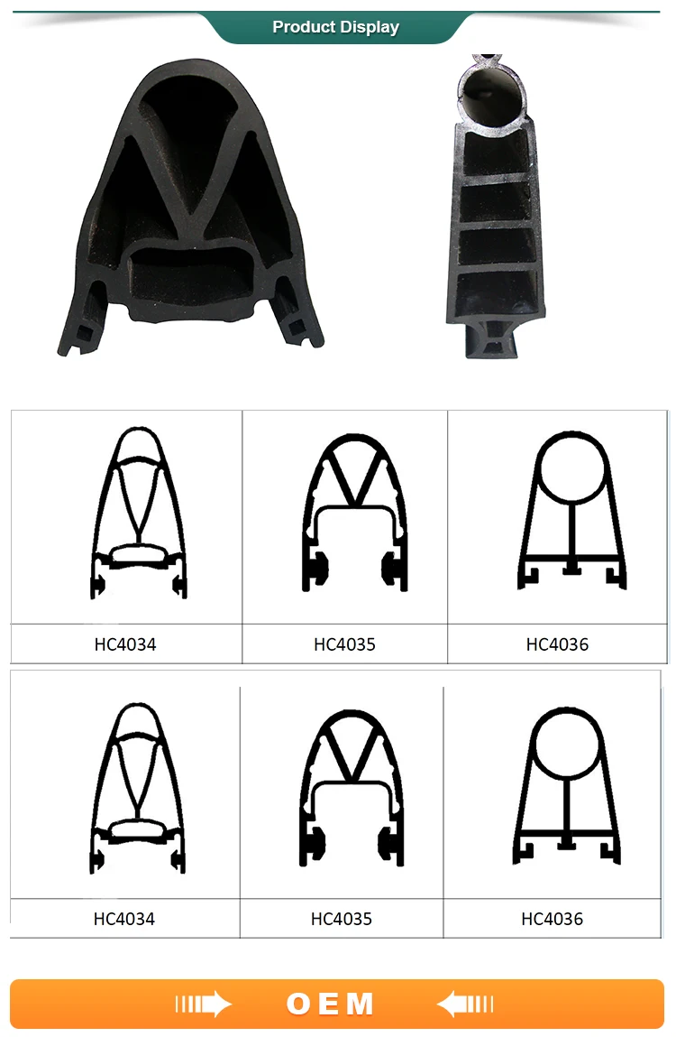 Free sample waterproof sunproof sealing Rubber TPE TPR PVC heat resistant rubber door seal for window