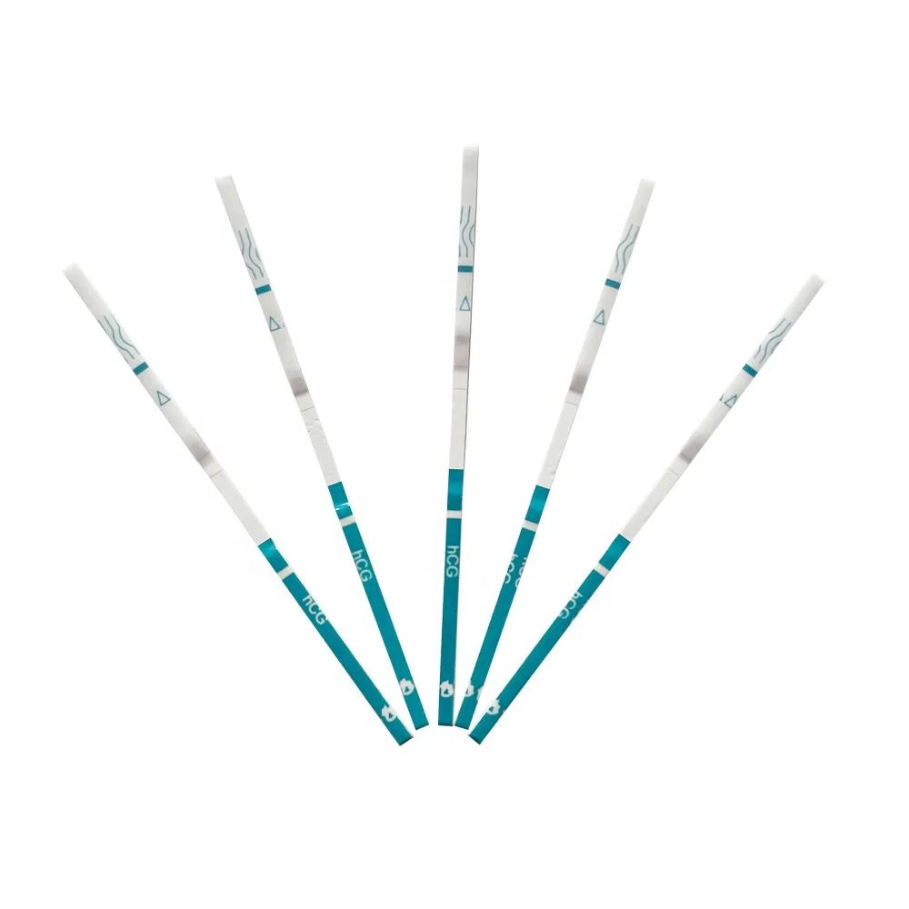 One Step Urine Test Kit Women Rapid Portable HCG Pregnancy Diagnostic Rapid Test Strip