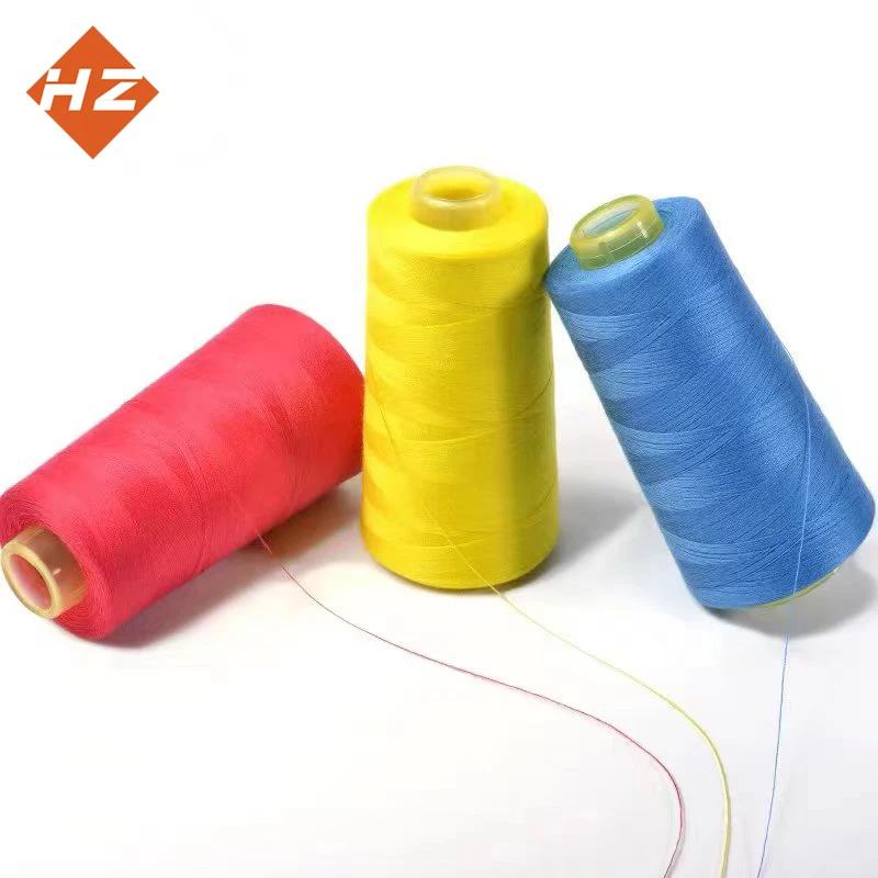 Factory Sale Dyed Spun 100% Polyester Sewing Thread  For Machine Sewing Supplies