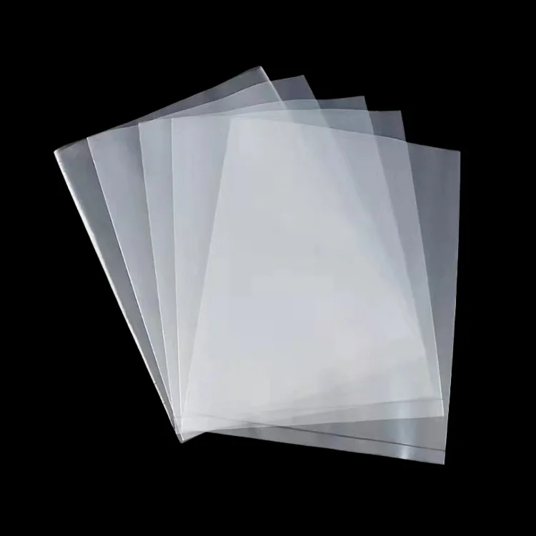 Custom Size Bedding Clothes Storage PE Clear Flat Bottom High Pressure Ldpe Flat Pocket