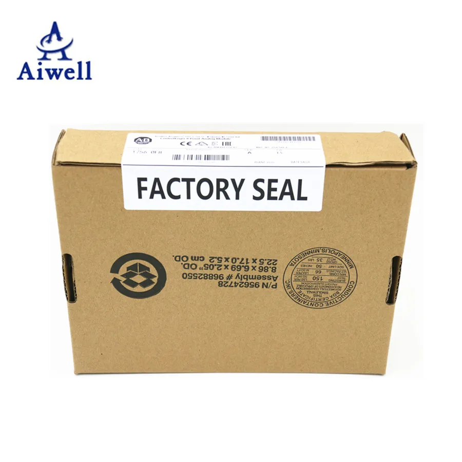 Лучшая цена Rockwell Allen Bradley PLC controllogic 8 точечный аналоговый выход модуля 1756-OF8