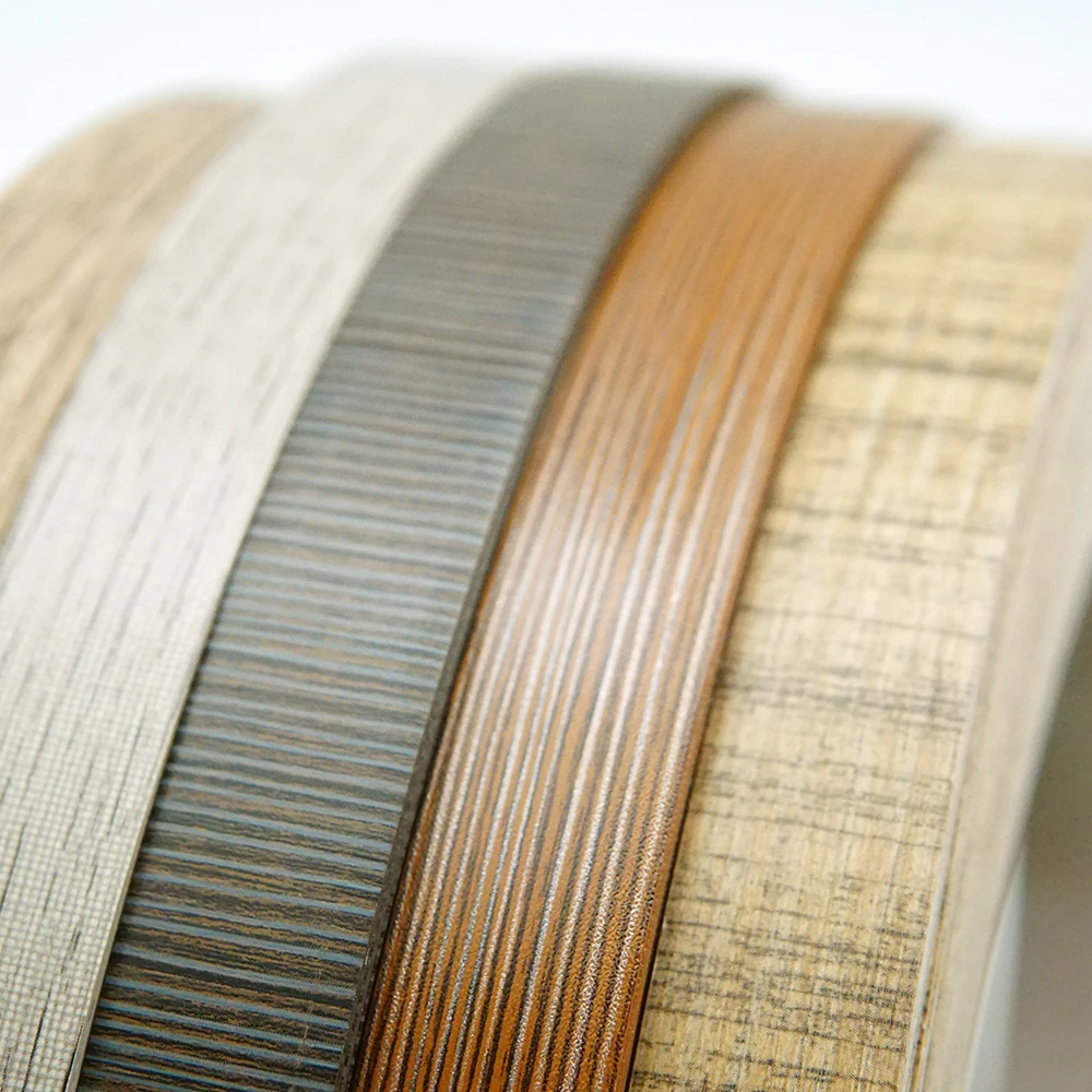 pegamento para tapacantos furniture PVC edge banding tape edge lipping pvc abs acrylic edge banding tape golden silver