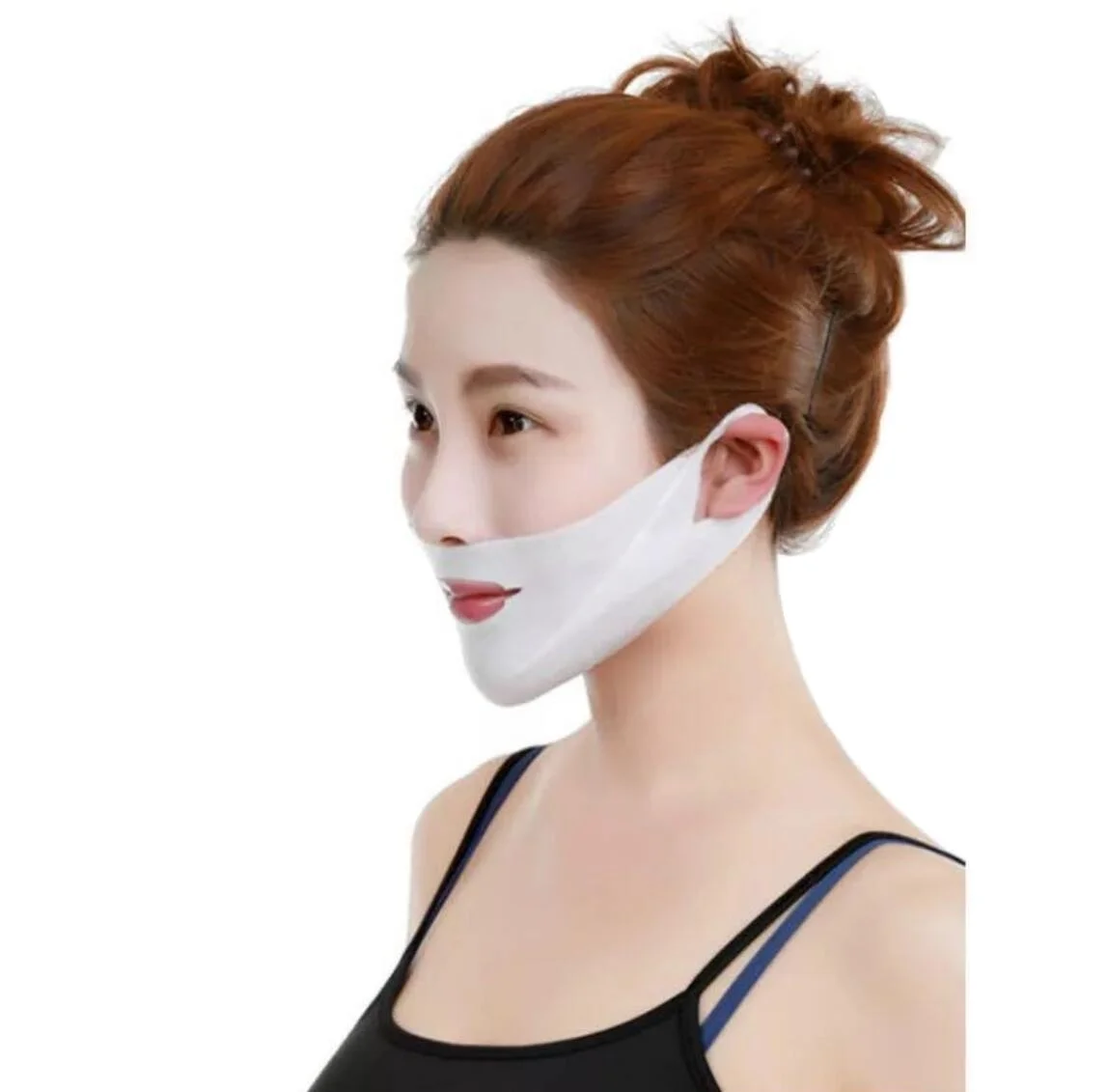 factory  Private label 4D V Face Mask  Double Chin Edema Lifting Firming Facial Line Slimming V Shape Lift  Wrinkle Reduce