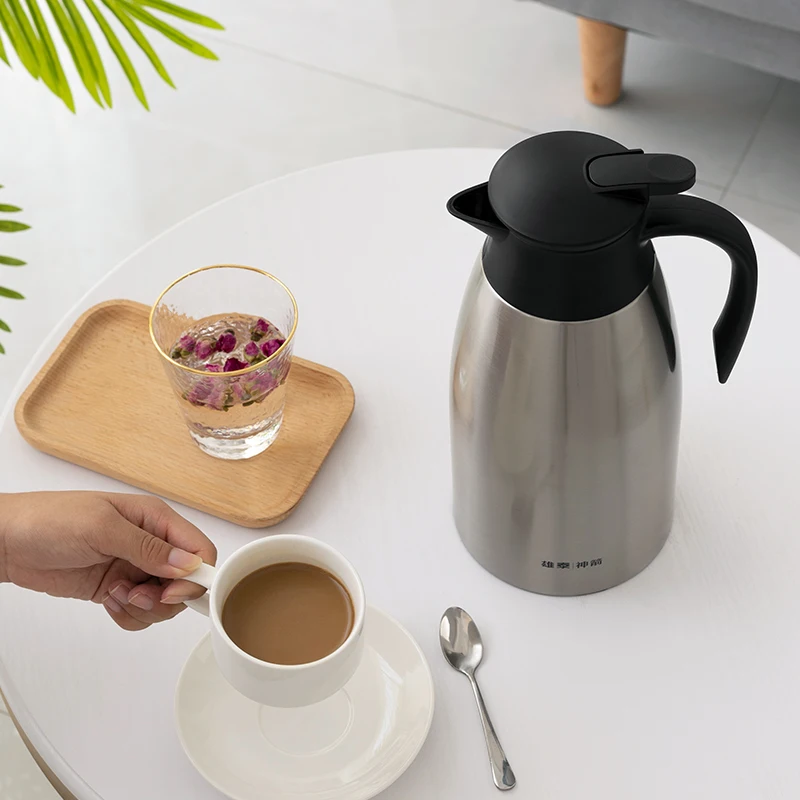 Кофейник из высококачественной нержавеющей стали, 1500 мл, 1800 мл