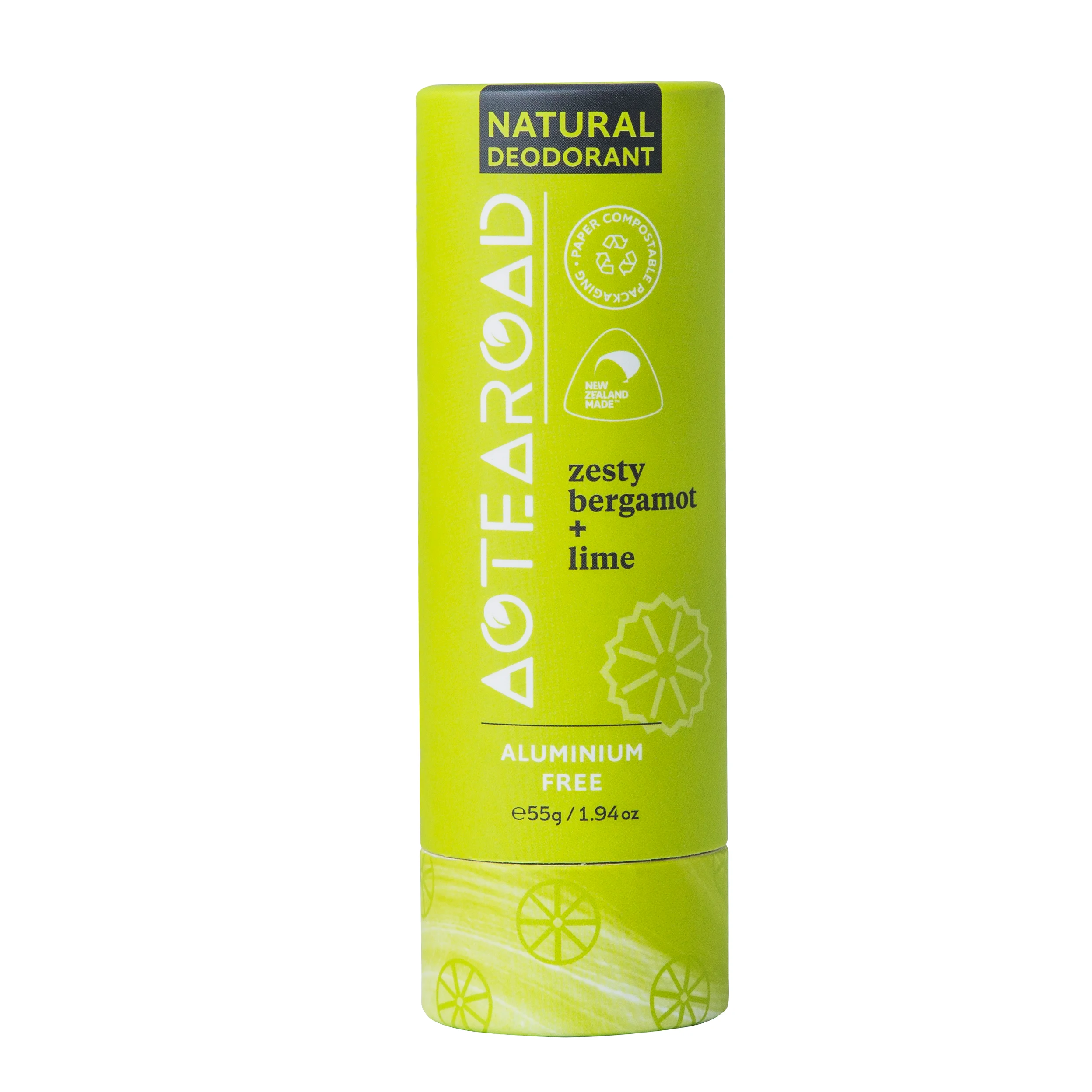 New Zealand Brand Body Aotearoad Natural Deodorant Bergamot + Lime Natural Private Label Spray Women