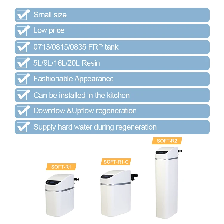 [SOFT-R1R1CR2]Wholesale Home Use Washing Machine Plants Water Softener For Shower And Kitchen