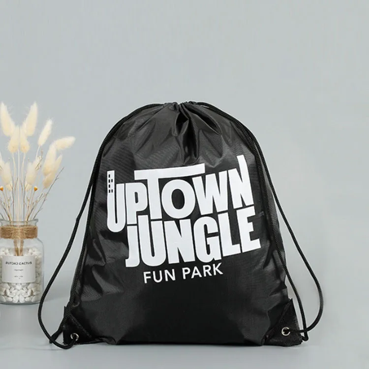Custom Drawstring Bag Polyester Drawstring Gift Bag Sports Backpack Gym Sack